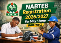 NABTEB Registration 2026/2027 For May/June (NBC/NTC)
